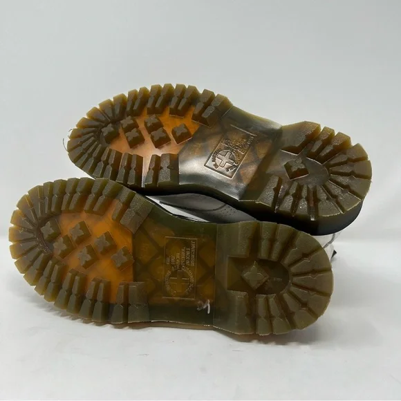 Dr. Martens White Boots with Black Laces - Picture 6 of 9